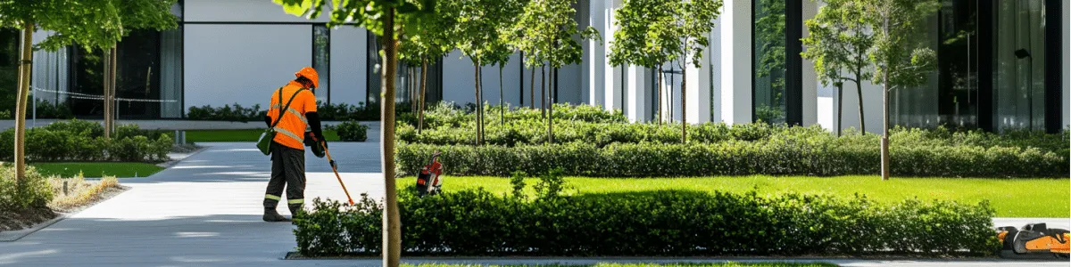 Hausmeisterservice bei der Gartenpflege