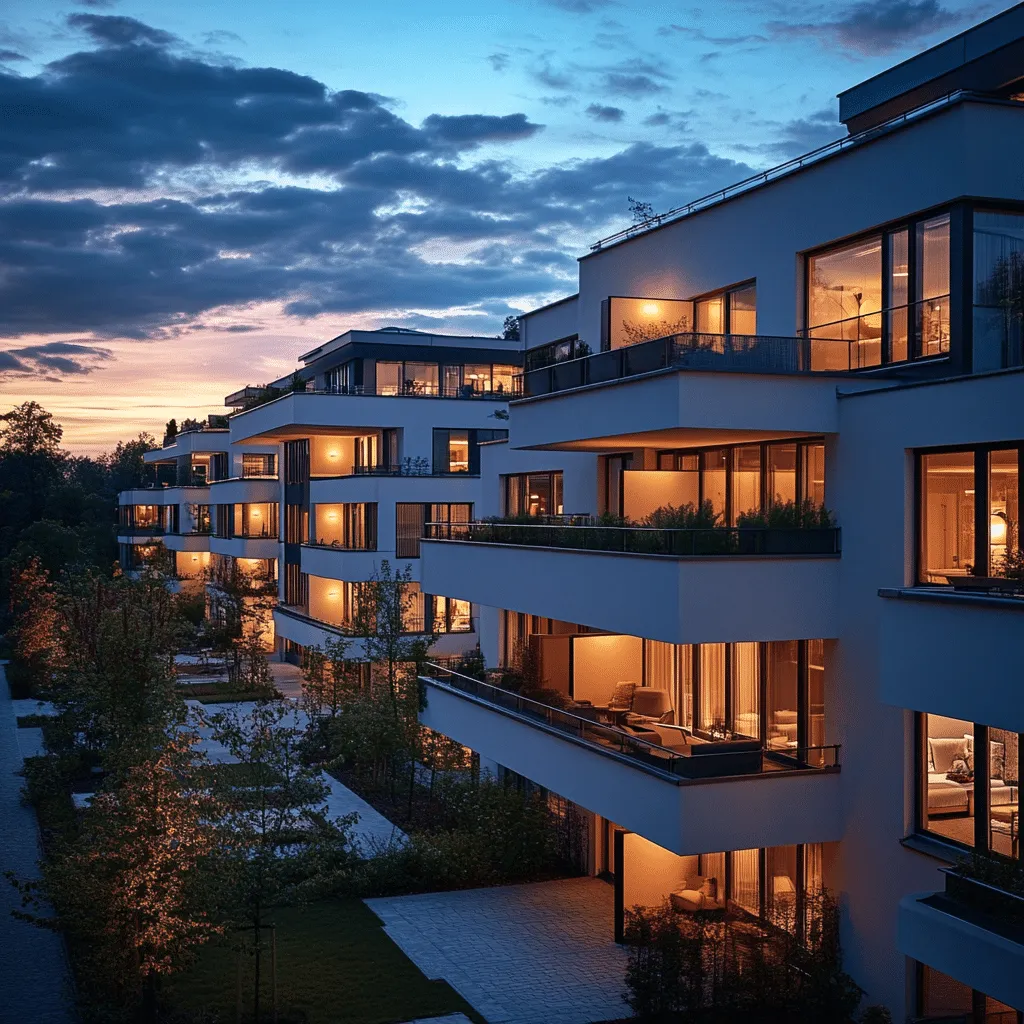 Neubau-Mehrfamilienhaus mit Garten